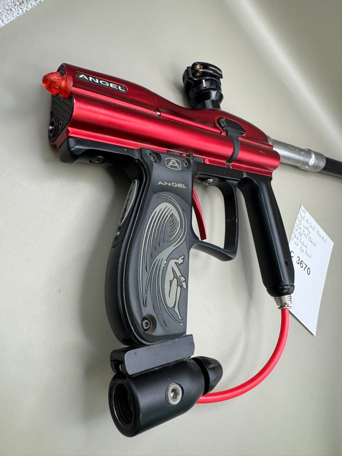 WDP Angel 05 Speed - Black/Red  - Paintball Marker Fully Working