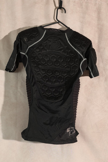 Planet Eclipse Padded Paintball Compression Shirt Black Size Small Protection