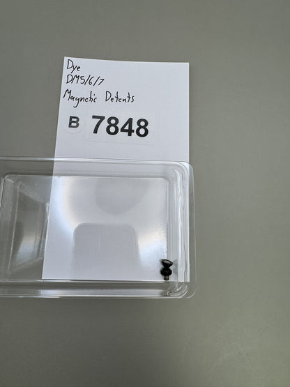 Dye DM5 DM6 DM7 Magnetic Detents Black