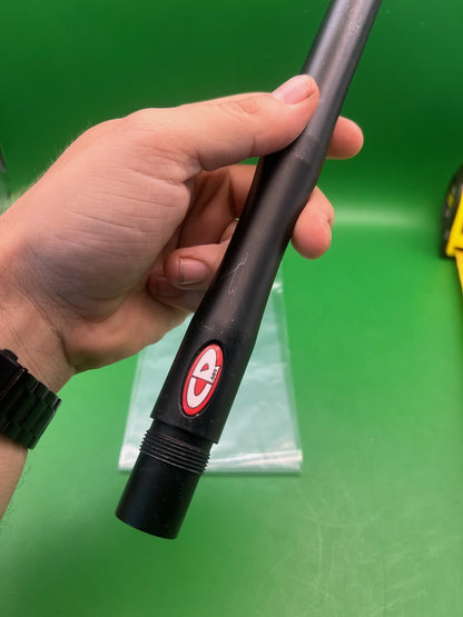 CP Custom Products One Piece Barrel 14" .689 Black - used paintball barrel - black