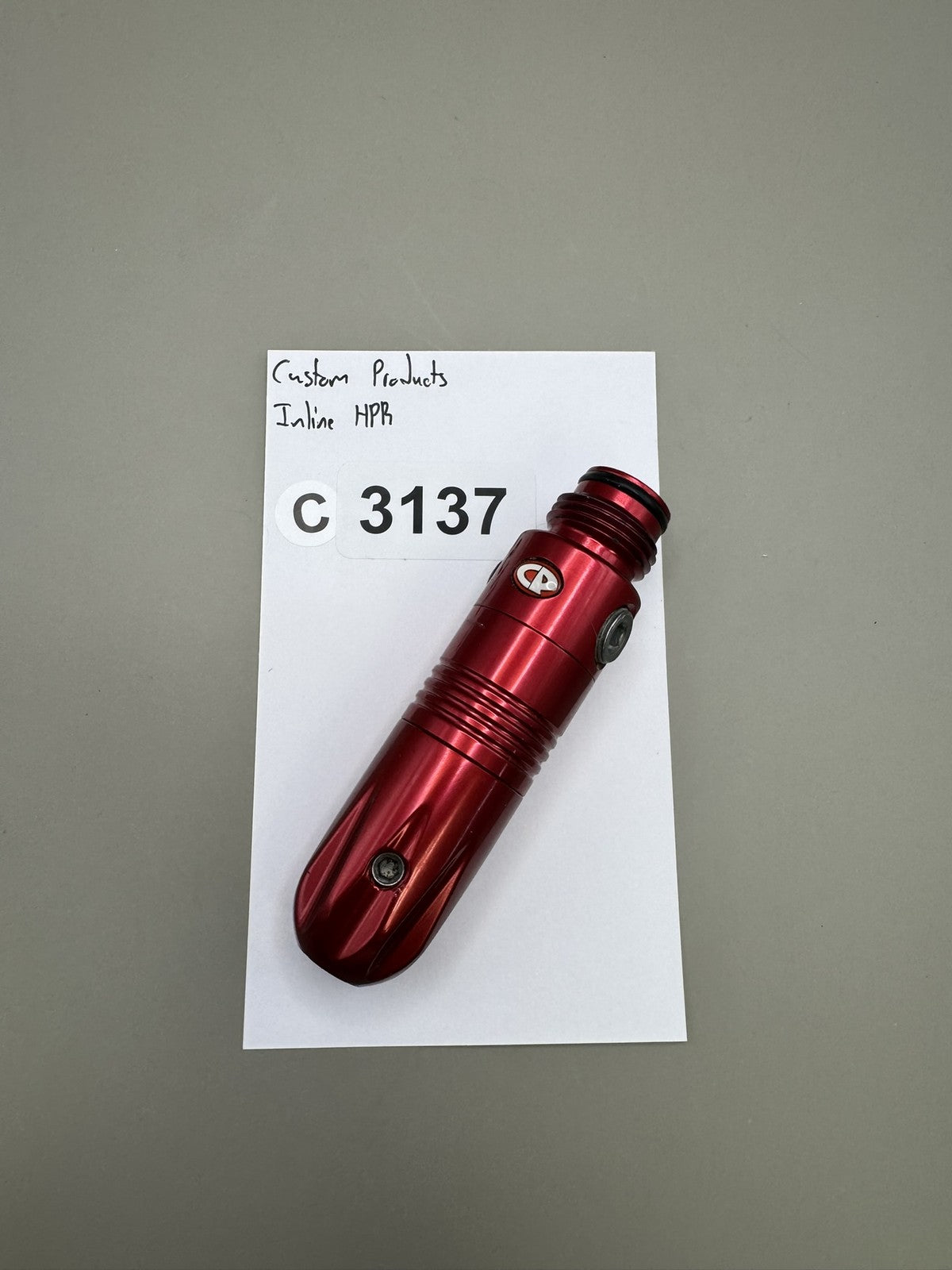 Custom Products CP Inline HPR Paintball Regulator Red