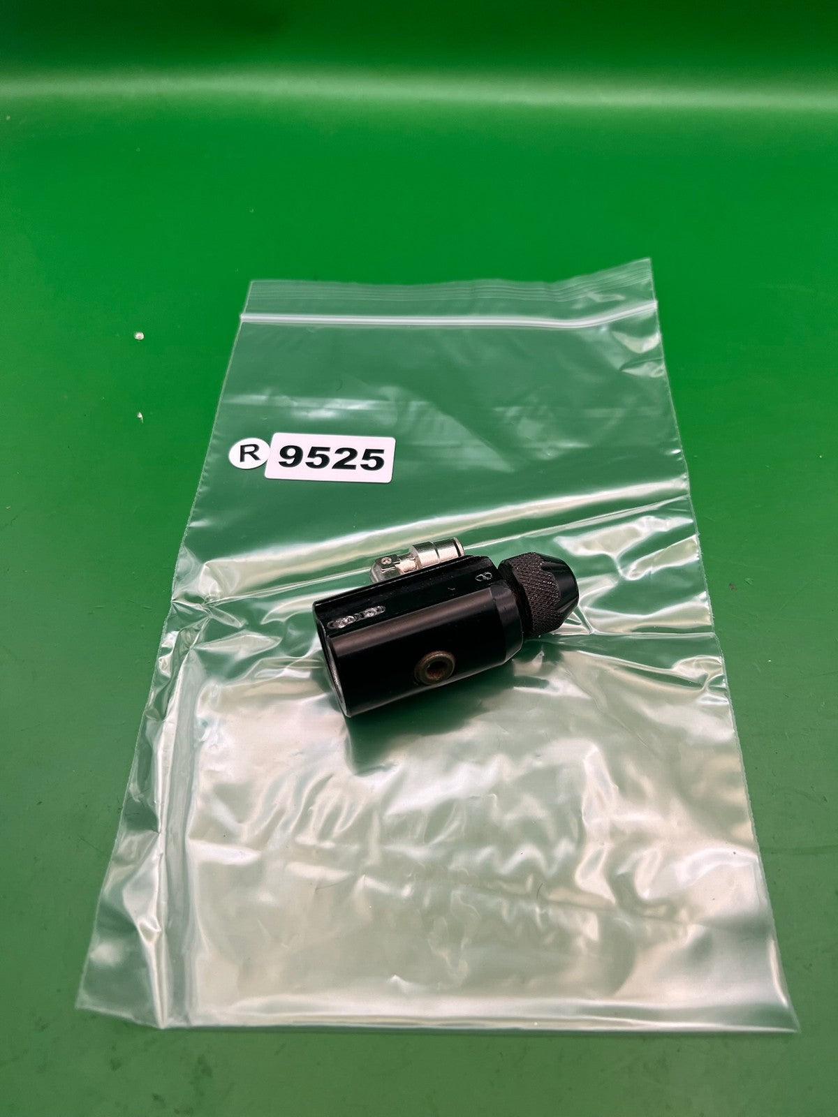 Custom Products CP ASA Black Gloss Knurled Knob w/ Elbow Fitting