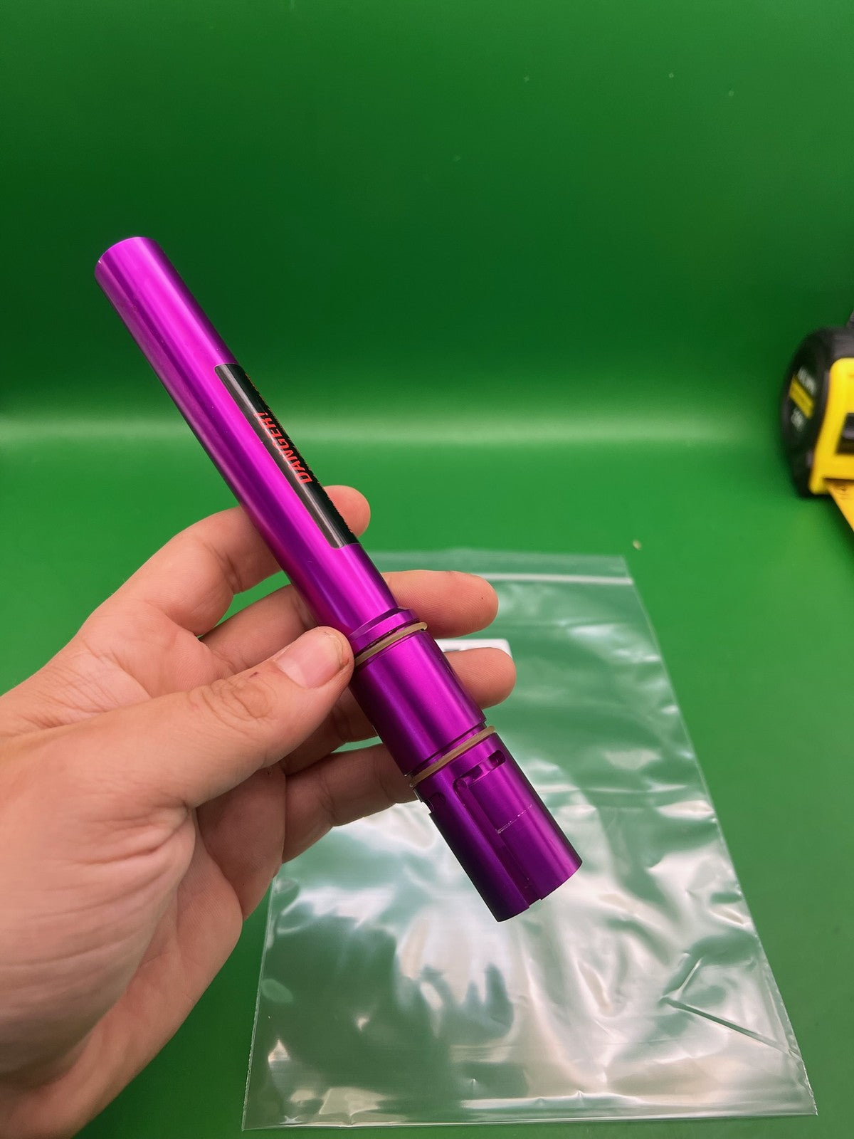 Automag 10" Shorty  .692 Barrel Purple - used paintball barrel - purple anno