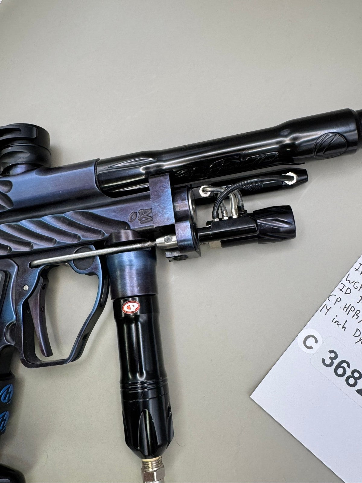 OB Paintball Mid Block Autococker - Blue/Black - Paintball Marker Fully Working