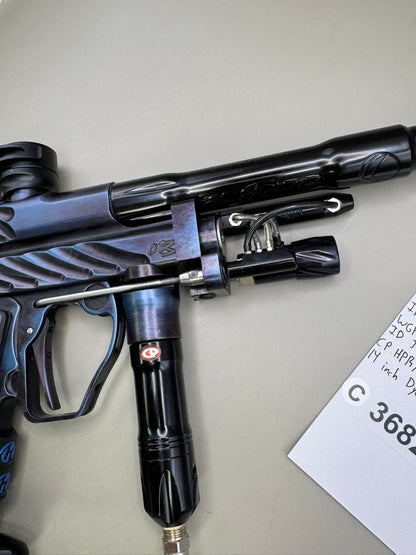 OB Paintball Mid Block Autococker - Blue/Black - Paintball Marker Fully Working
