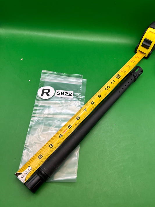 Autococker? One Piece Barrel 14" Black Ported - used paintball barrel - black