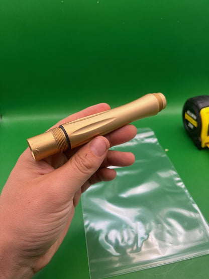Bob Long  Piece barrel Back Autococker Thread .689 Gold
