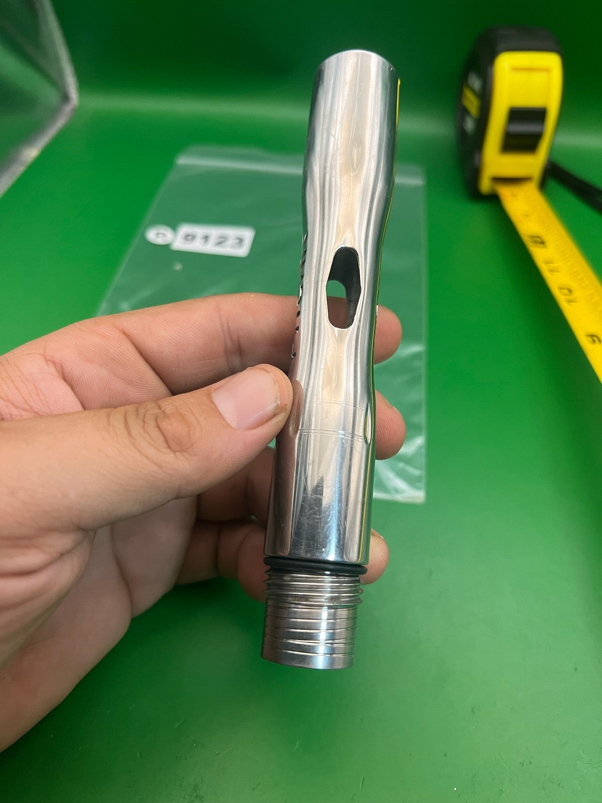 Smart Parts Freak Barrel Back Polished Silver Aluminum ~5in Ion / Luxe