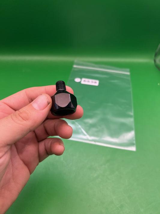 Paintball CO2 HPA Tank Adapter 3/8 NPT Male to Female Black