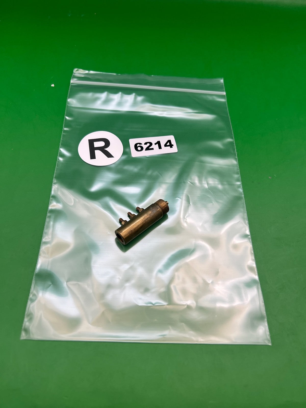 Brass Autococker 3-way - used paintball 3-way valve - brass