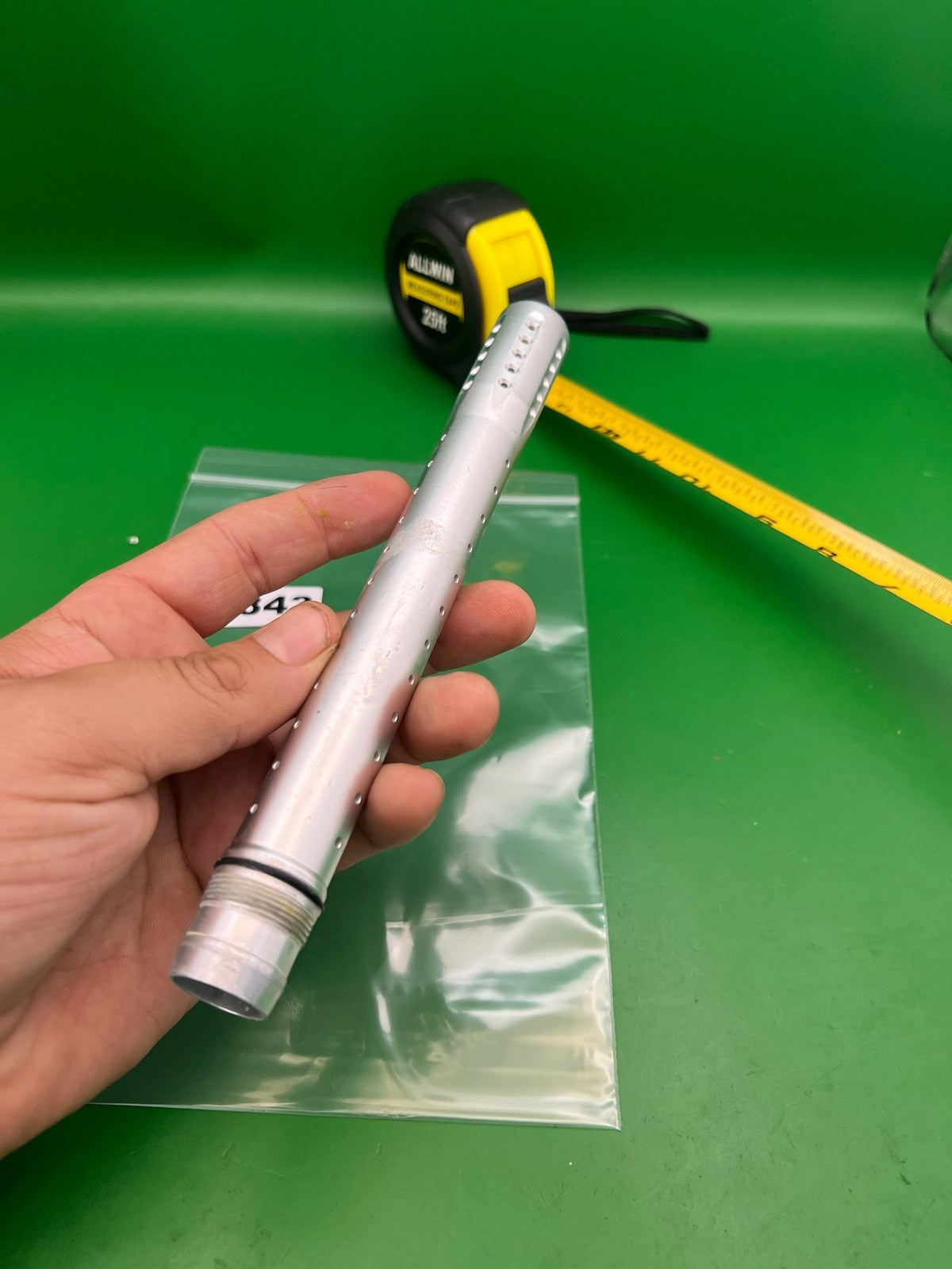 Dye UL Paintball Barrel Tip Silver