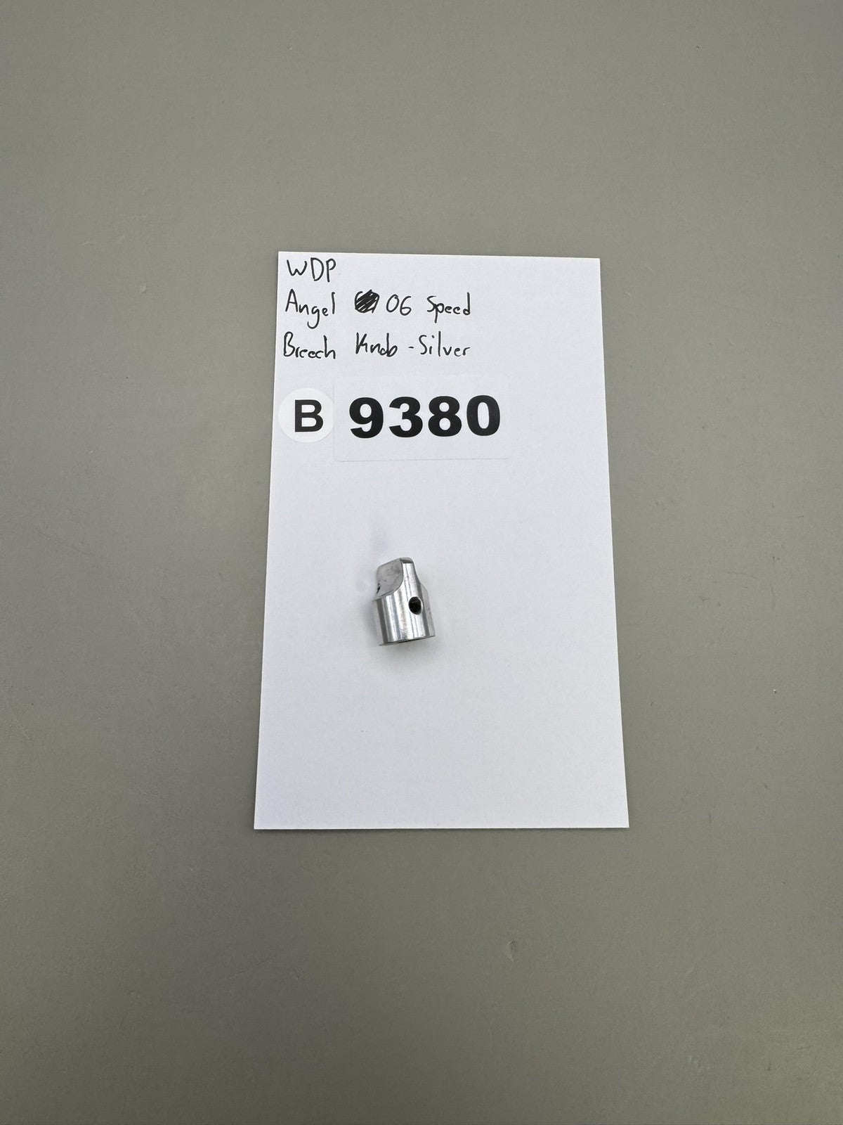 WDP Angel 06 Speed Breech Knob - Silver