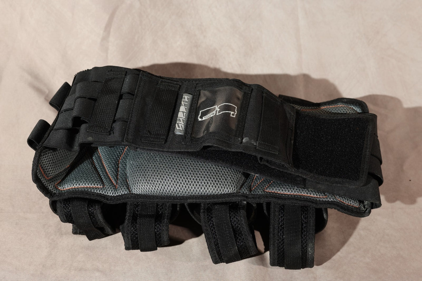 Black Tactical Pod Pack Harness Paintball 4 Pod Carrier MOLLE Belt System