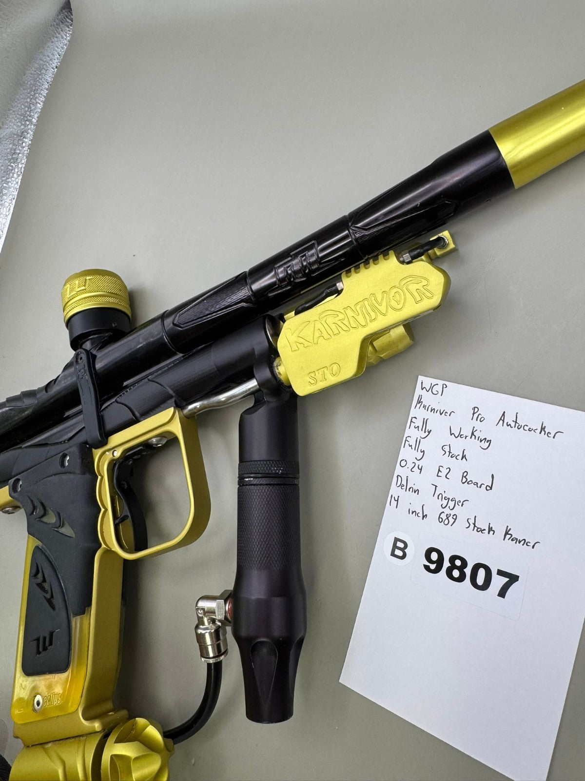 WGP Karnivor Pro Autococker - Paintball Marker Fully Working