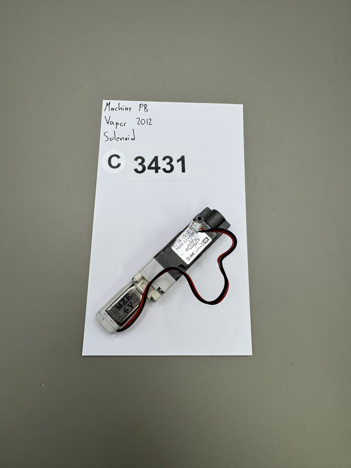 Machine PB Vapor 2012 Solenoid