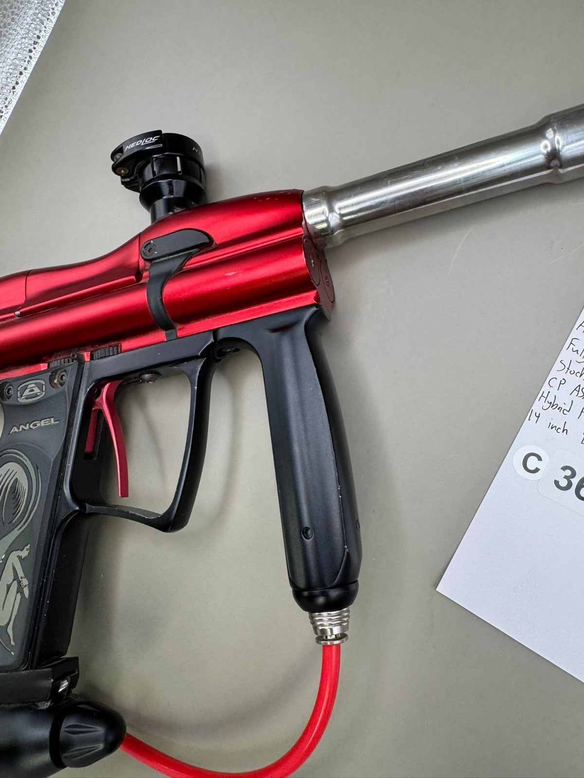 WDP Angel 05 Speed - Black/Red  - Paintball Marker Fully Working