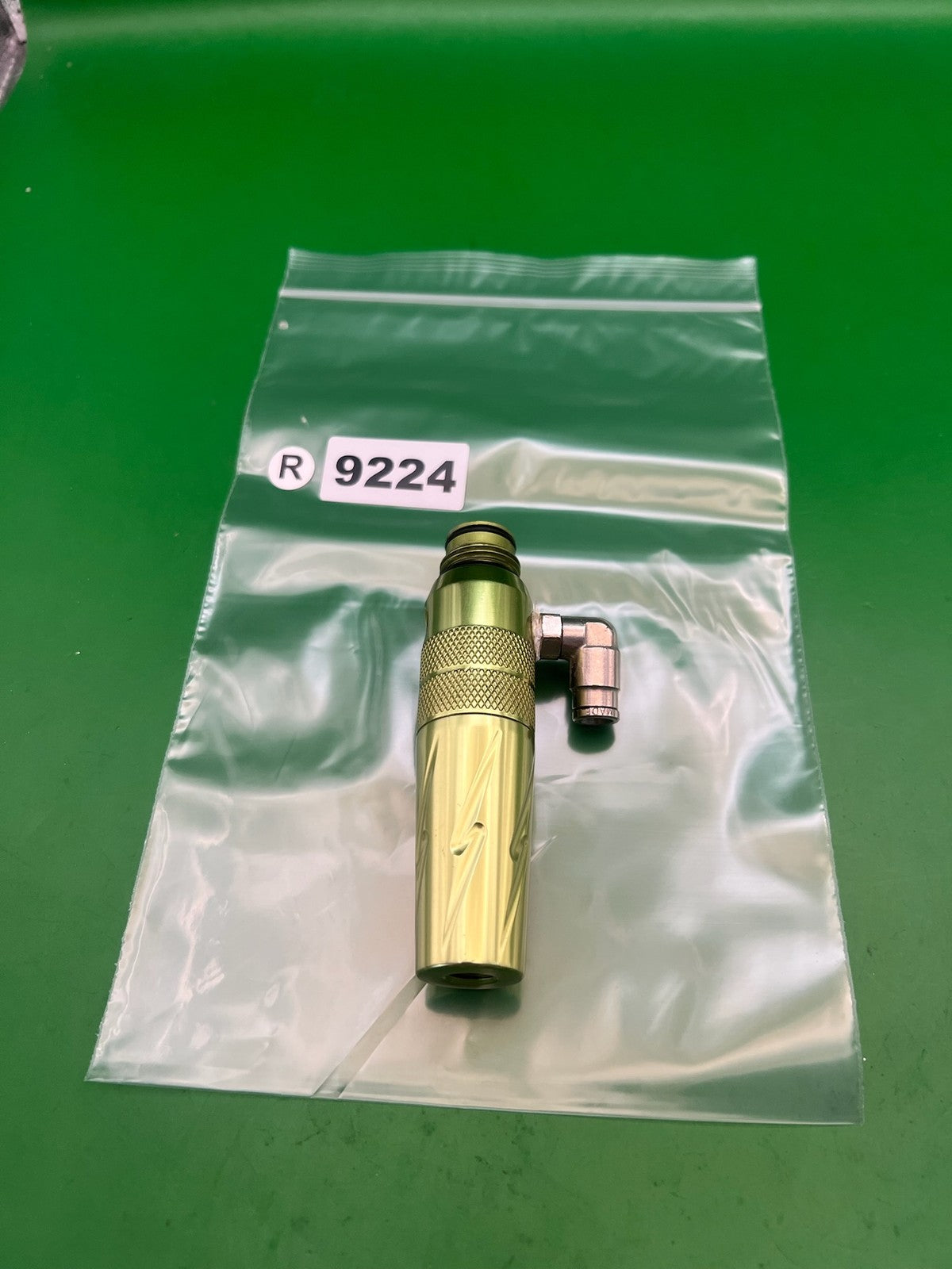 Bob Long Torpedo Inline HPR Regulator Gold New Style w/ Elbow Fitting