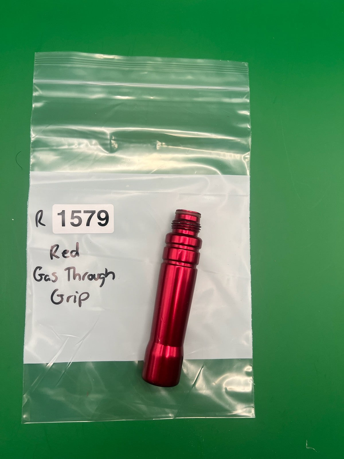 Vintage PB Gas Through Grip Red Anodized Aluminum Paintball Marker
