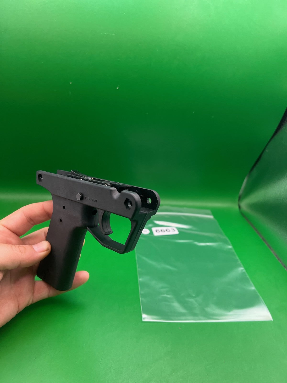 BT-4 Tipmmann Frame NOS - used paintball grip frame - black