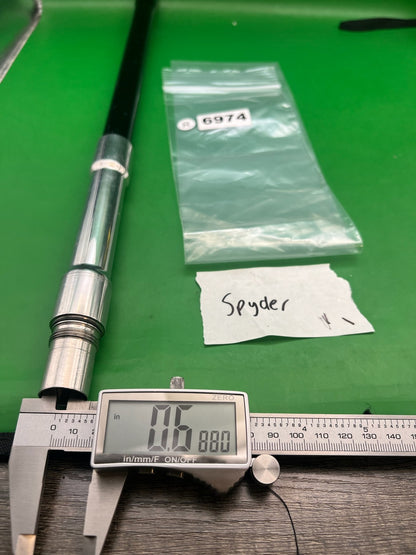 Spyder Two-Piece Barrel Black Silver 16in .688 Bore