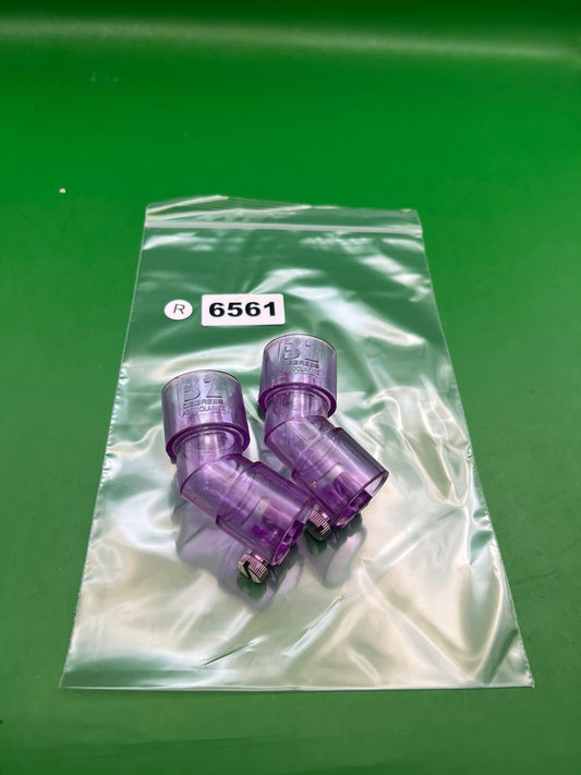 32 DegreesClassic Feedneck Elbow Purple Lot of 2 - used paintball feedneck elbow - purple
