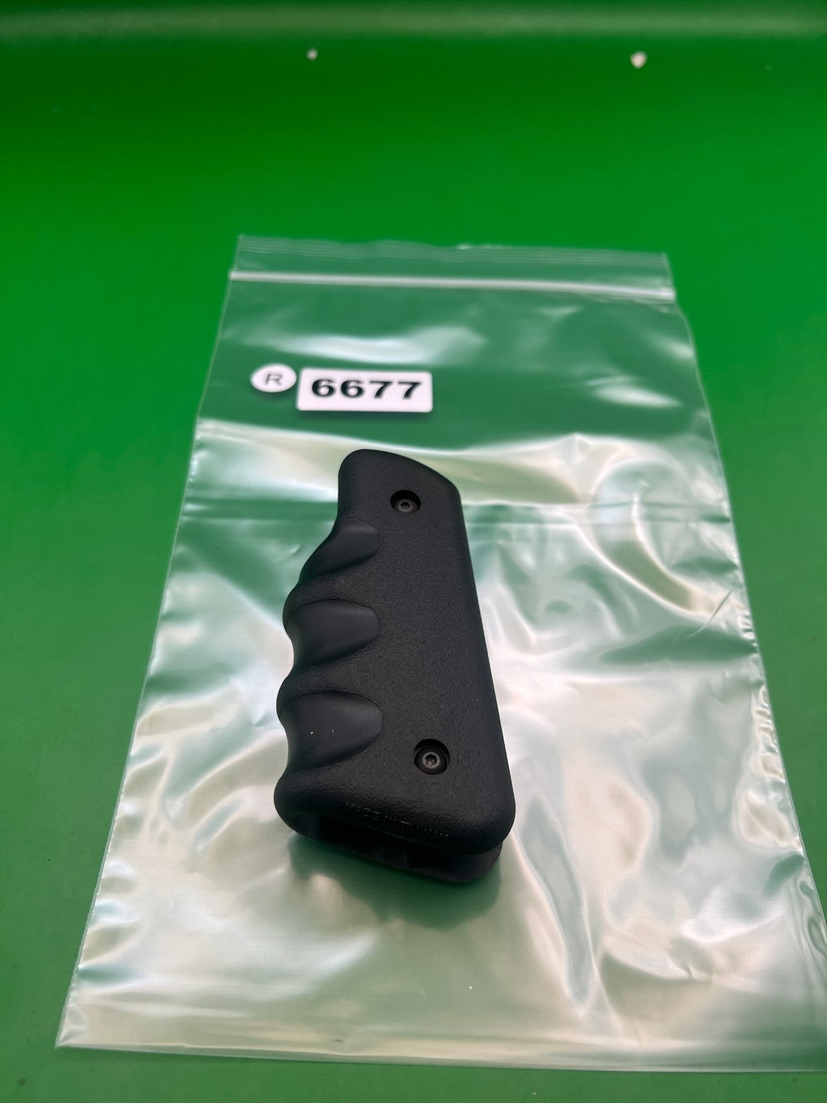 45* Grooved Autococker Grips - used paintball grip panel - black