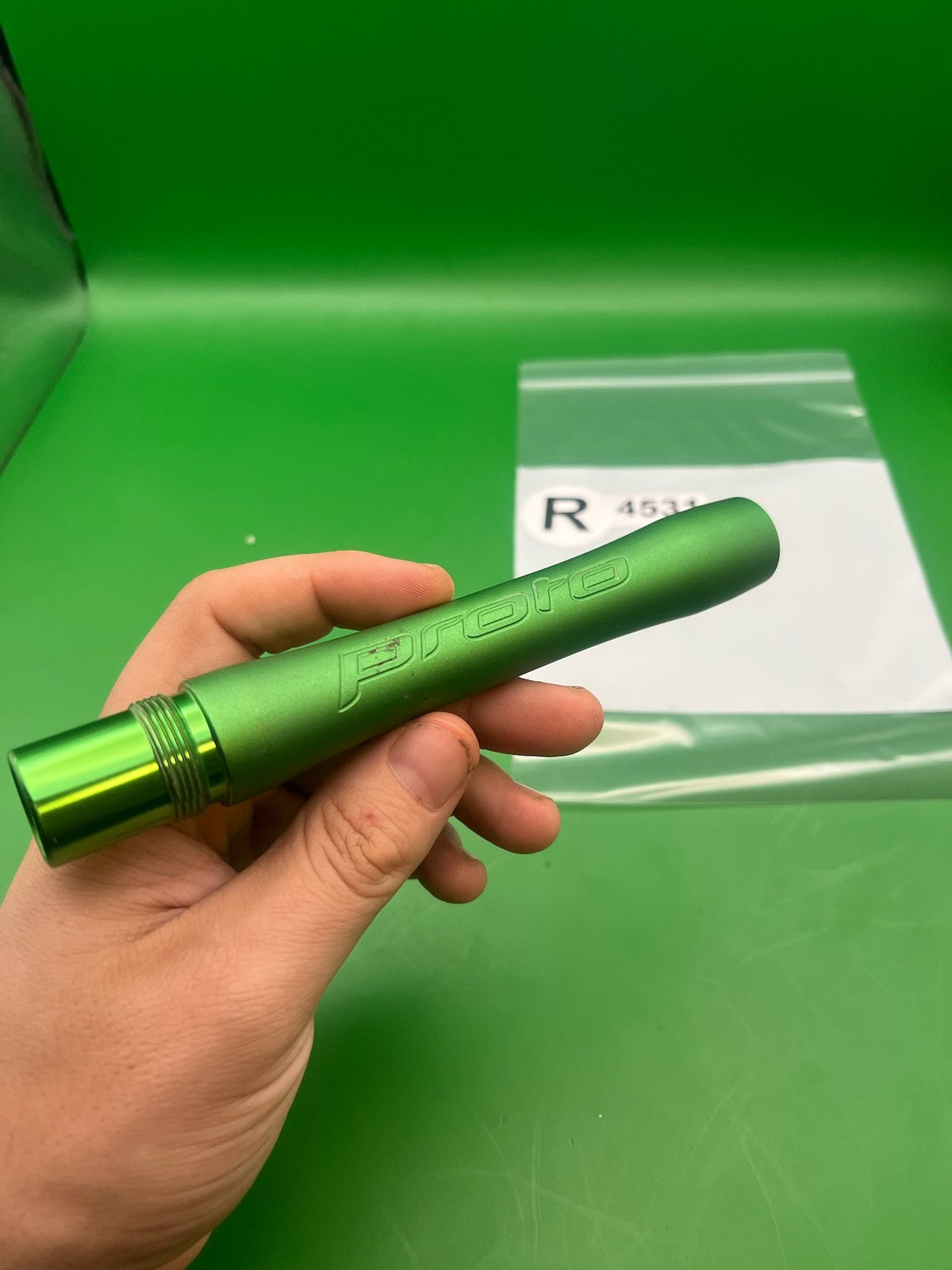 Dye Proto UL Barrel Back Green 686 Bore Autococker AC Thread 8in