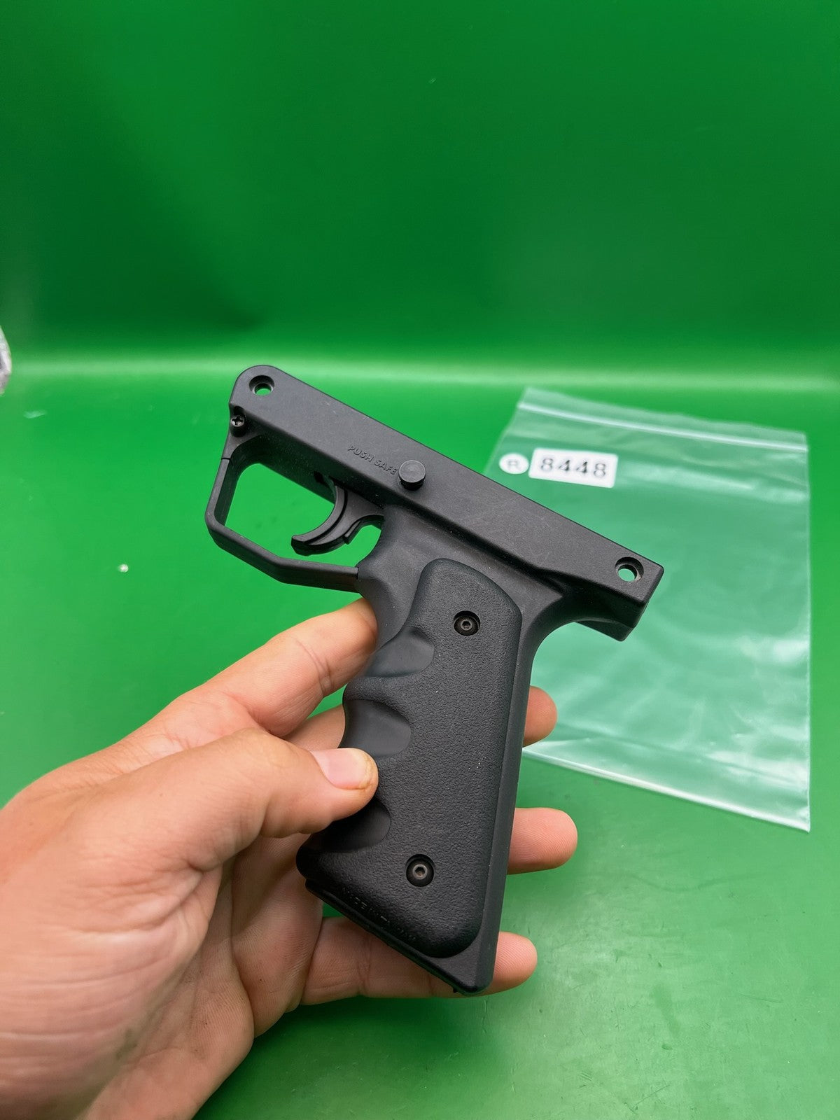 Tippmann BT-4 Trigger Frame with Rubber Grips Black Push Button Safety