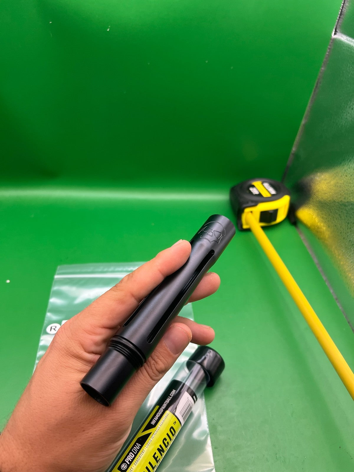 Infamous Silencio FXL Autococker Barrel Back Gloss Black
