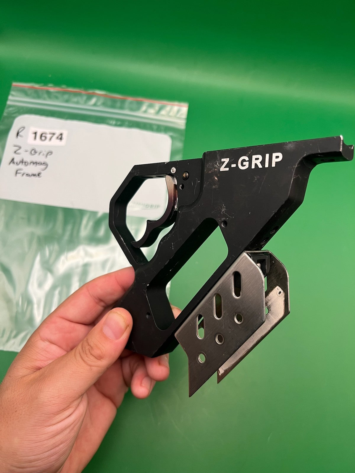 Z-Grip AGD Automag Trigger Frame Black Aluminum with Grip Panel