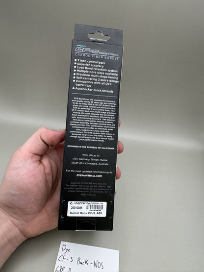 Dye CF-S Back -NOS 688 Bore AC Thread