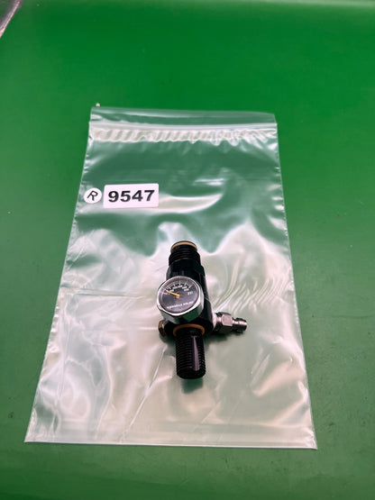 Guerrilla Air Assault HPA Tank Regulator Black 5000 PSI w/ Gauge
