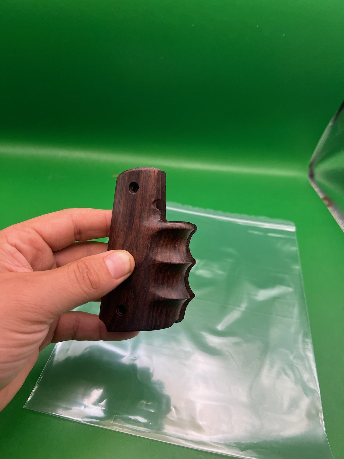 Wood Automag / Autococker Single Hole Grips