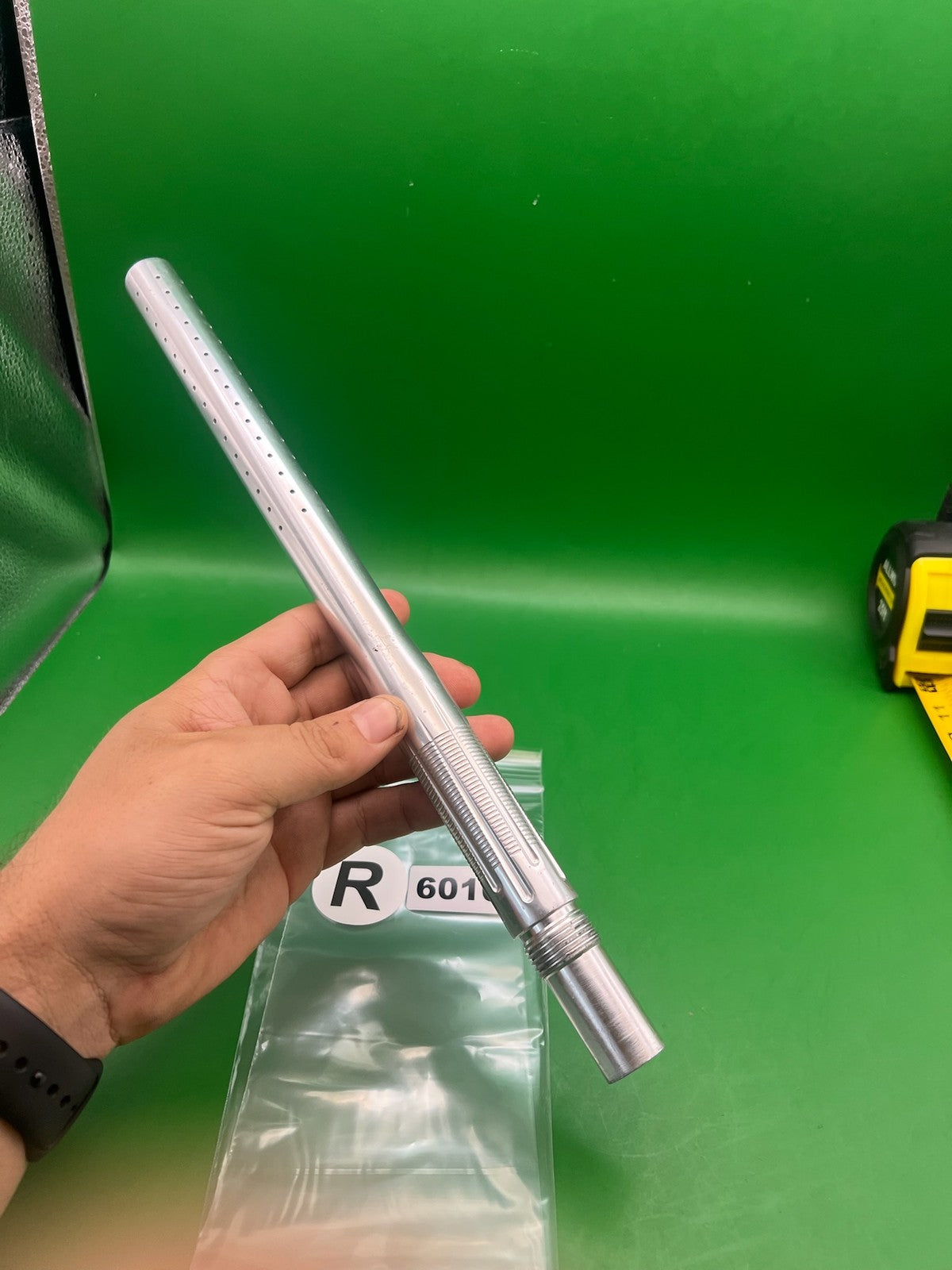 Angel Cobra Barrel - used paintball barrel - silver