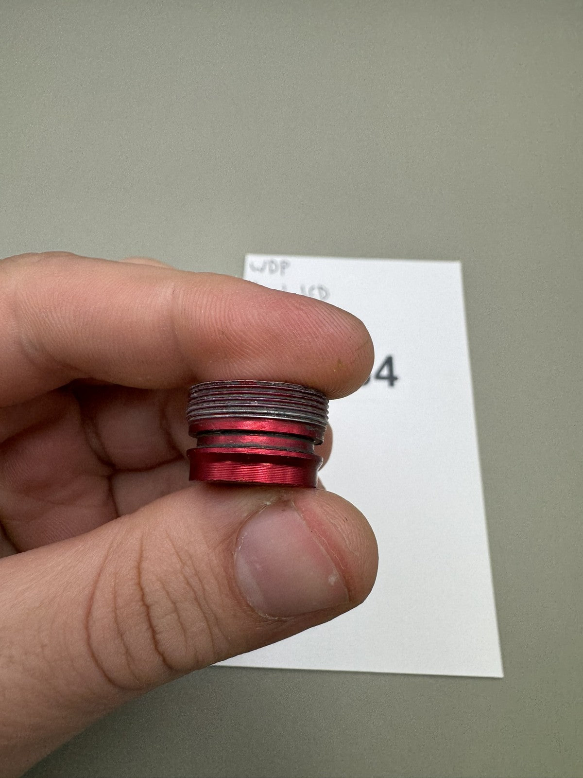 WDP Angel LCD Front Plug Red