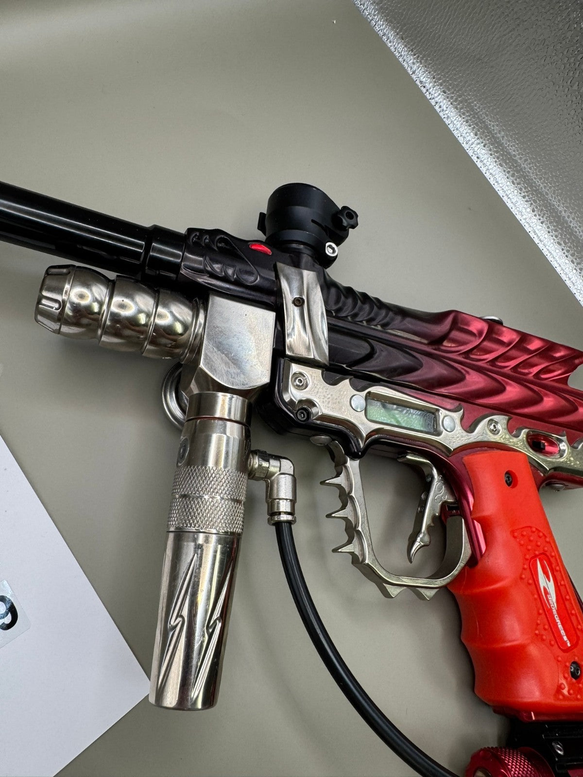 Bob Long 2k2 Dragon Intimidator - Black/Red - Paintball Marker Fully Working