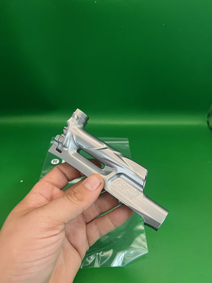 Bob Long G6R Back Body Half Silver Aluminum Paintball Marker