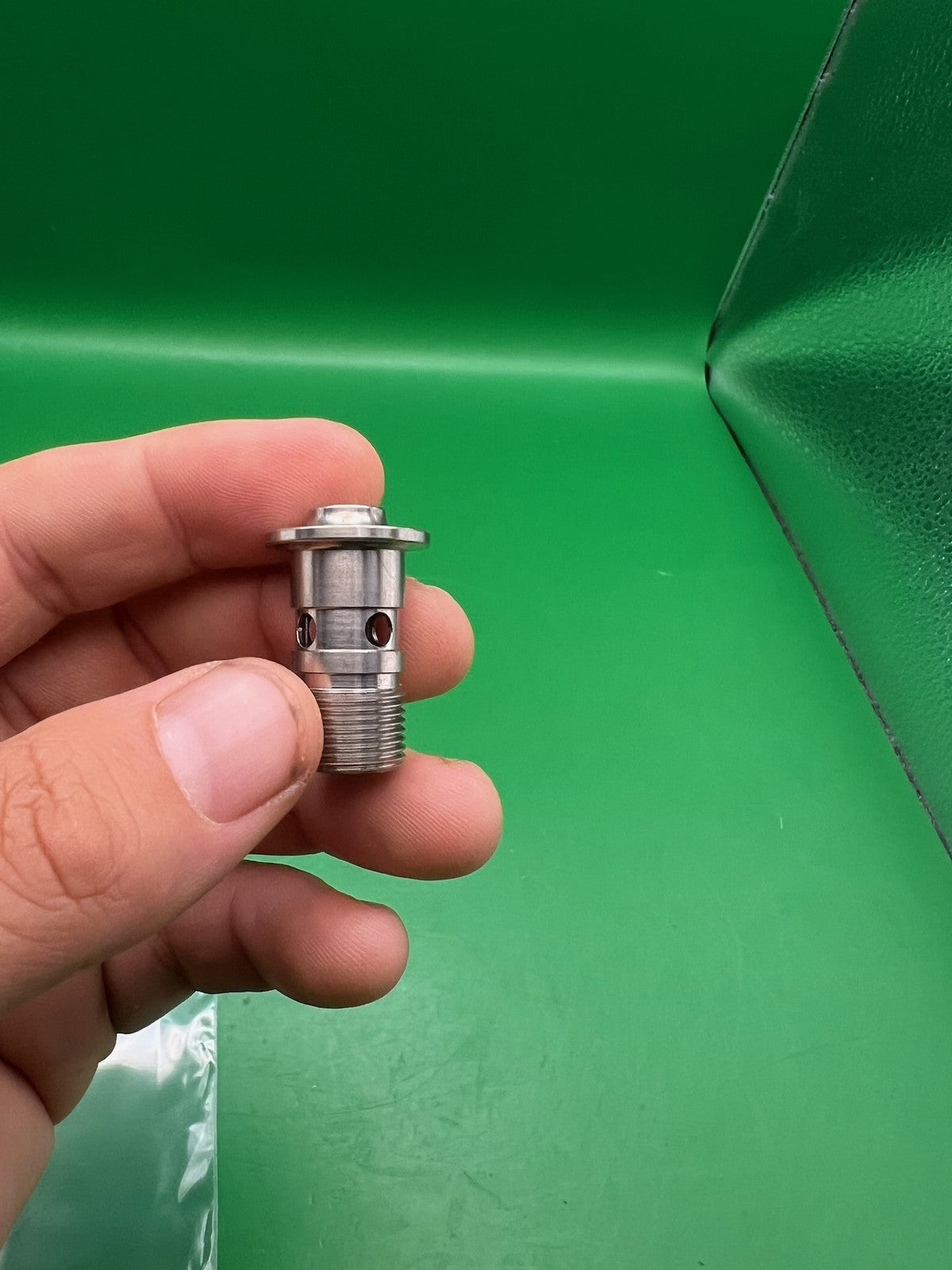 ShockTech Autococker LPC Front Block Banjo Bolt Screw Chrome 2K+ WGP