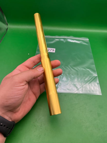 Infamous Pro DNA Silencio Barrel Tip Gold Anodized Aluminum 14"
