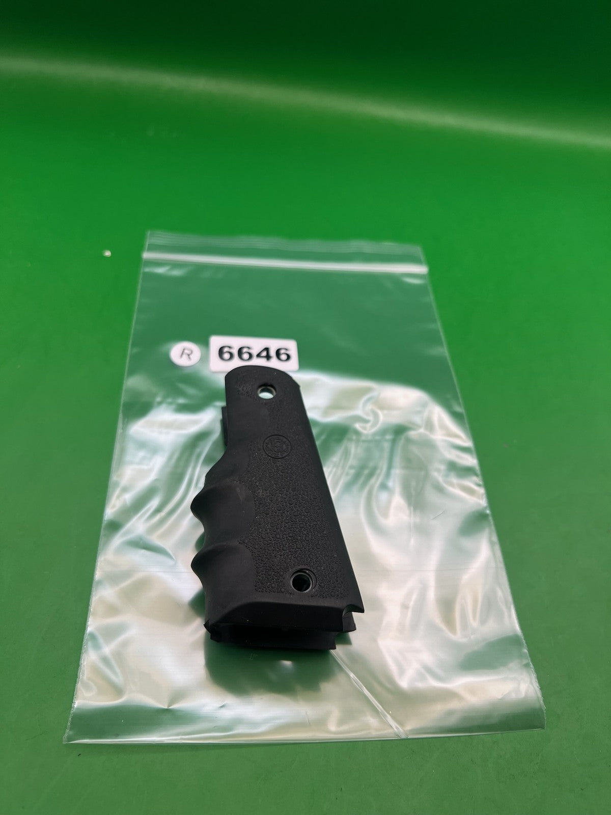 45* Grooved Autococker Grips - used paintball grip panel - black