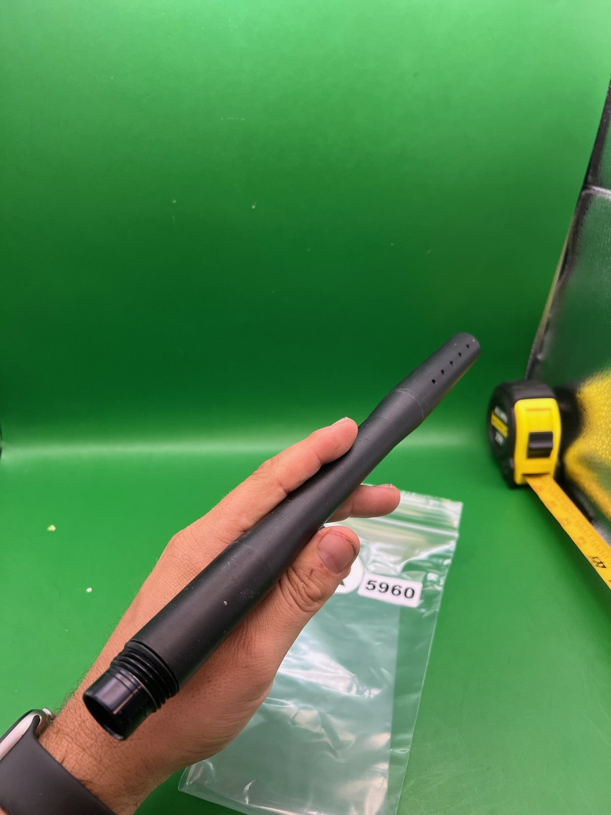 Stock ION Barrel - used paintball barrel - black