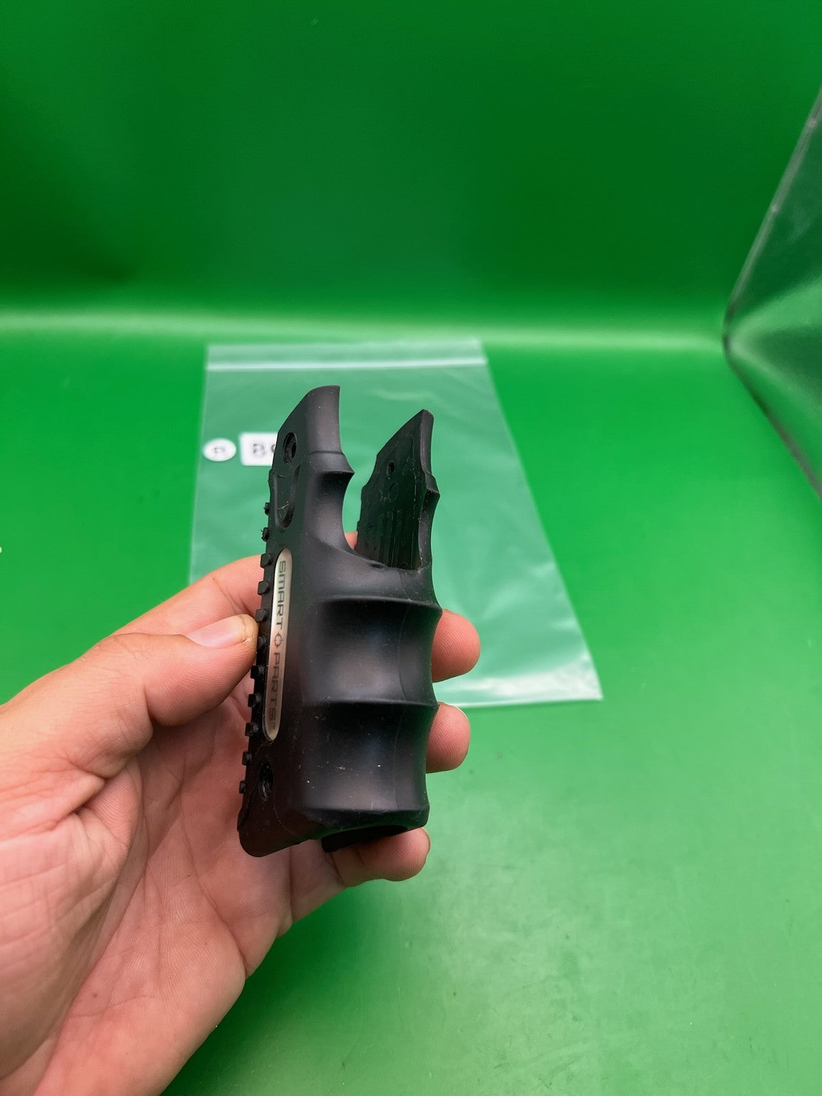 Smart Parts 1911 45 Style Rubber Grip Panels Black Impulse Ion Shocker