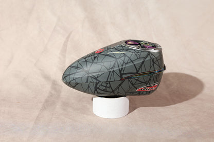 Dye Rotor Paintball Loader Hopper Grey Geometric Pattern Electronic Feeder