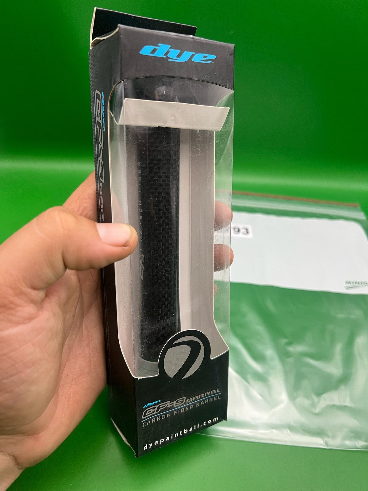 Dye CF-S Carbon Fiber Barrel Back .680 Bore Autococker AC Thread Black