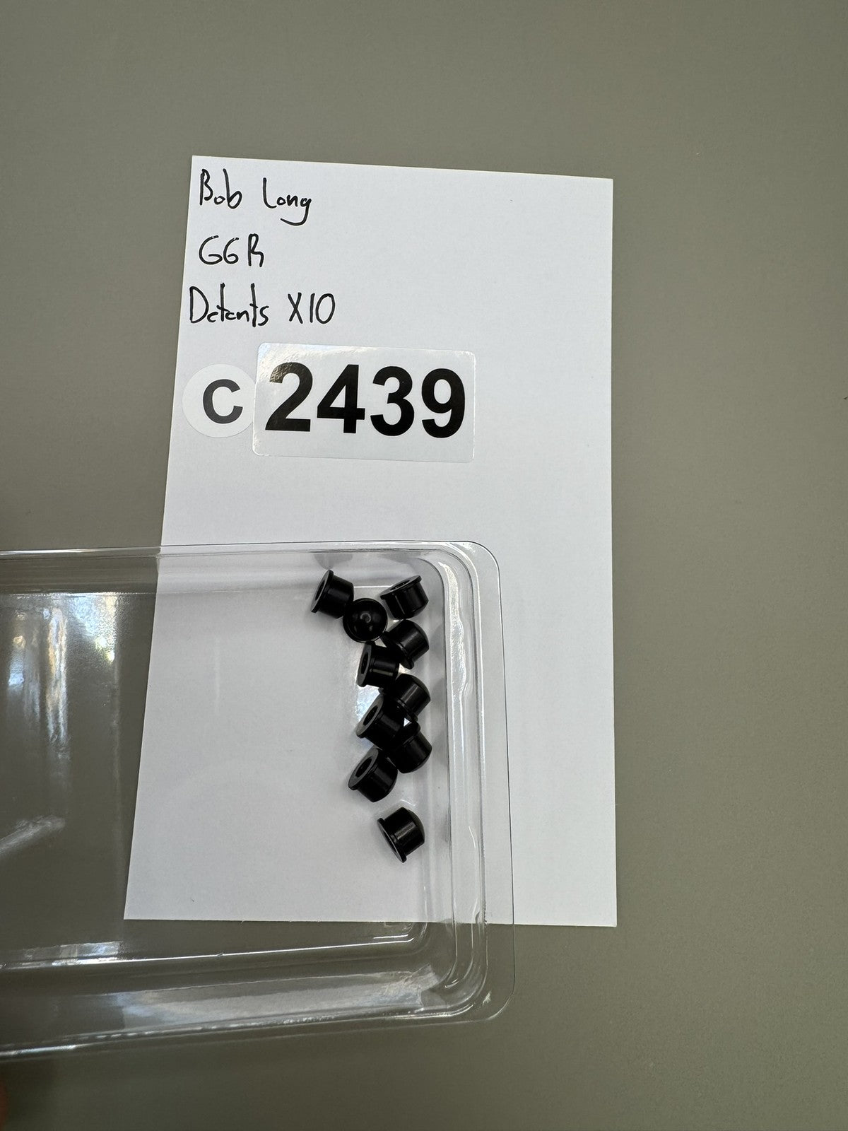Bob Long G6R Detents X10