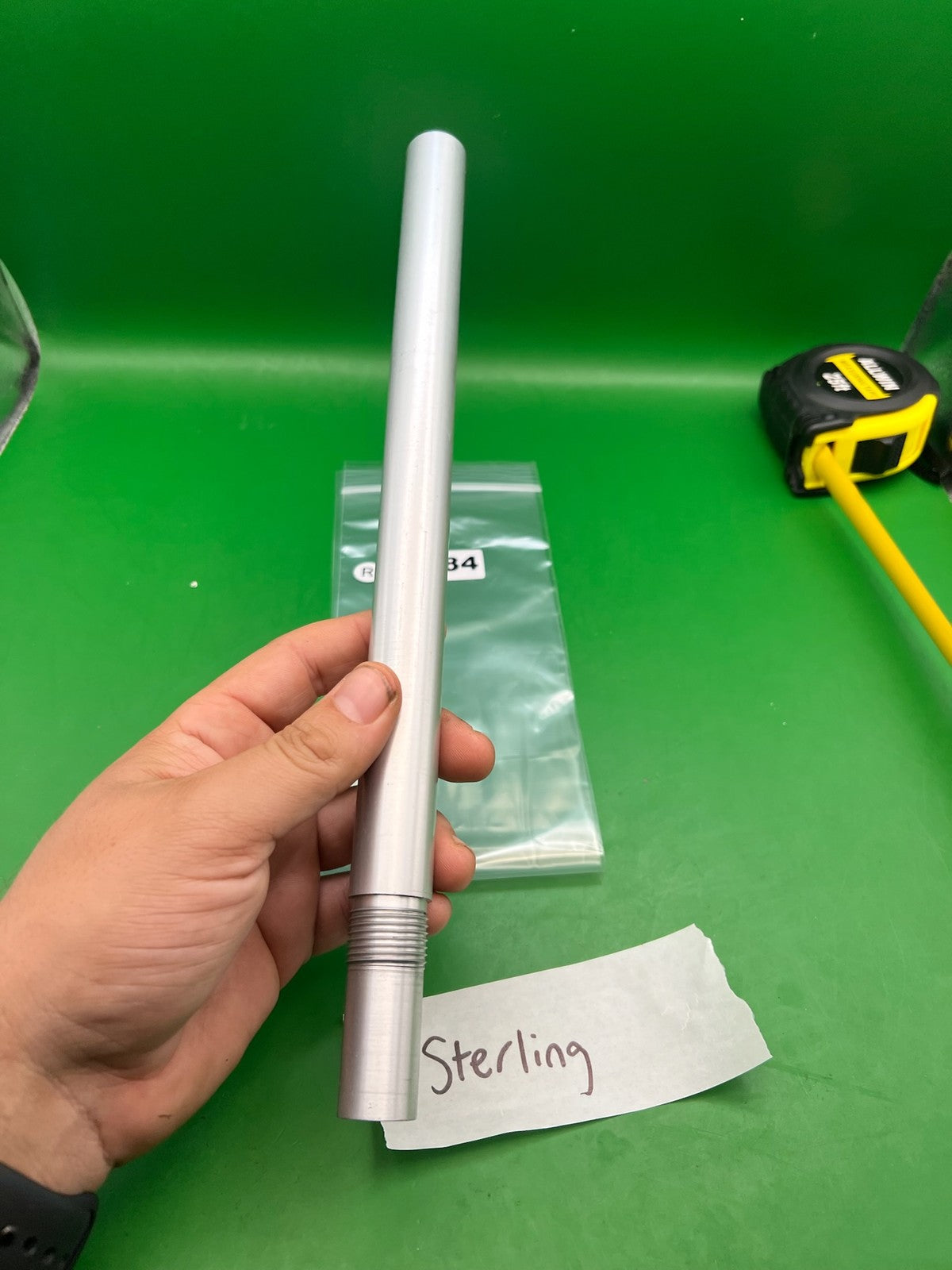 Sterling Paintball Barrel Back Silver 12in .686 Bore