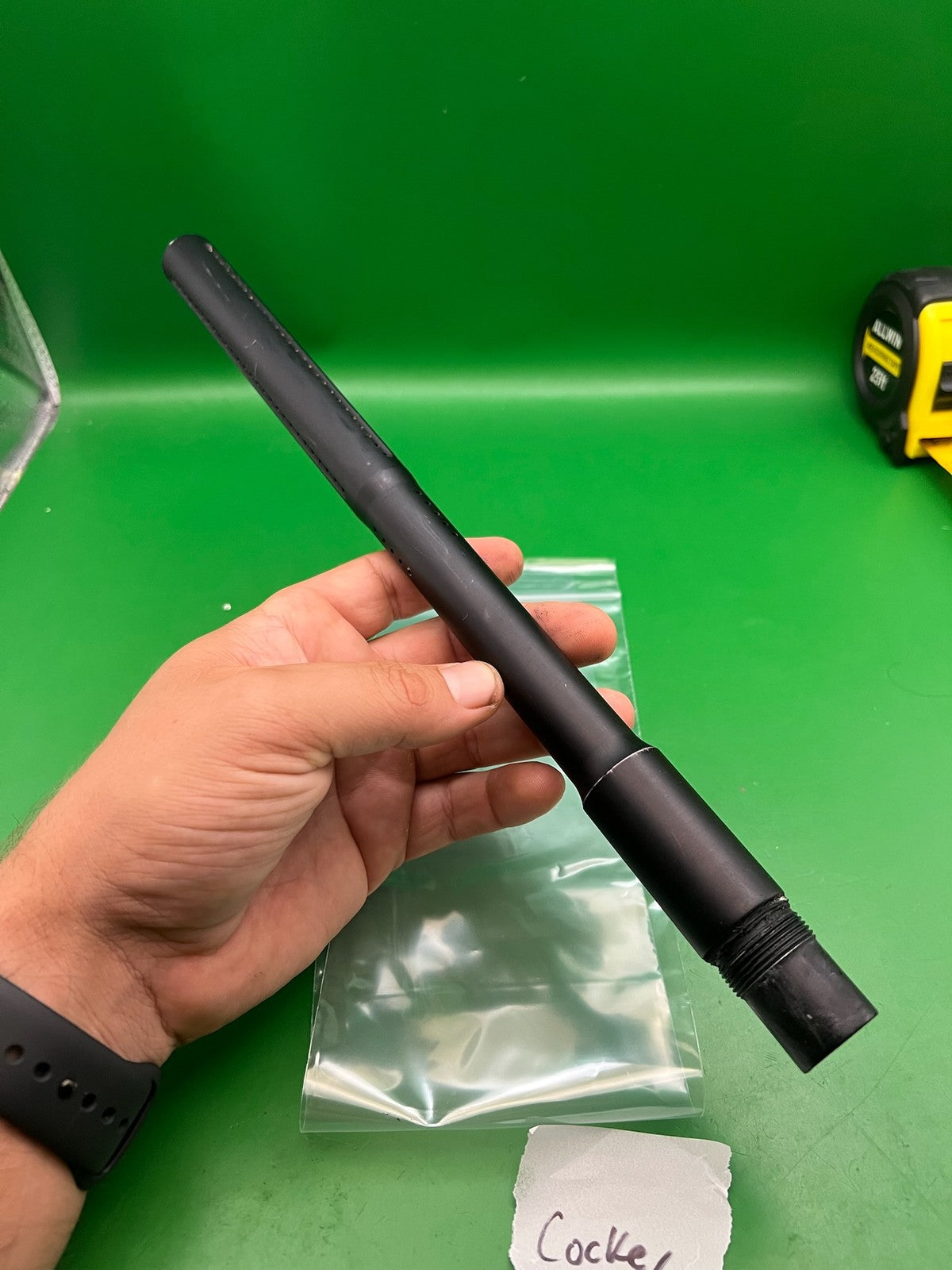 J&J Ceramic 14" Autococker Thread Paintball Barrel Black .690 Bore