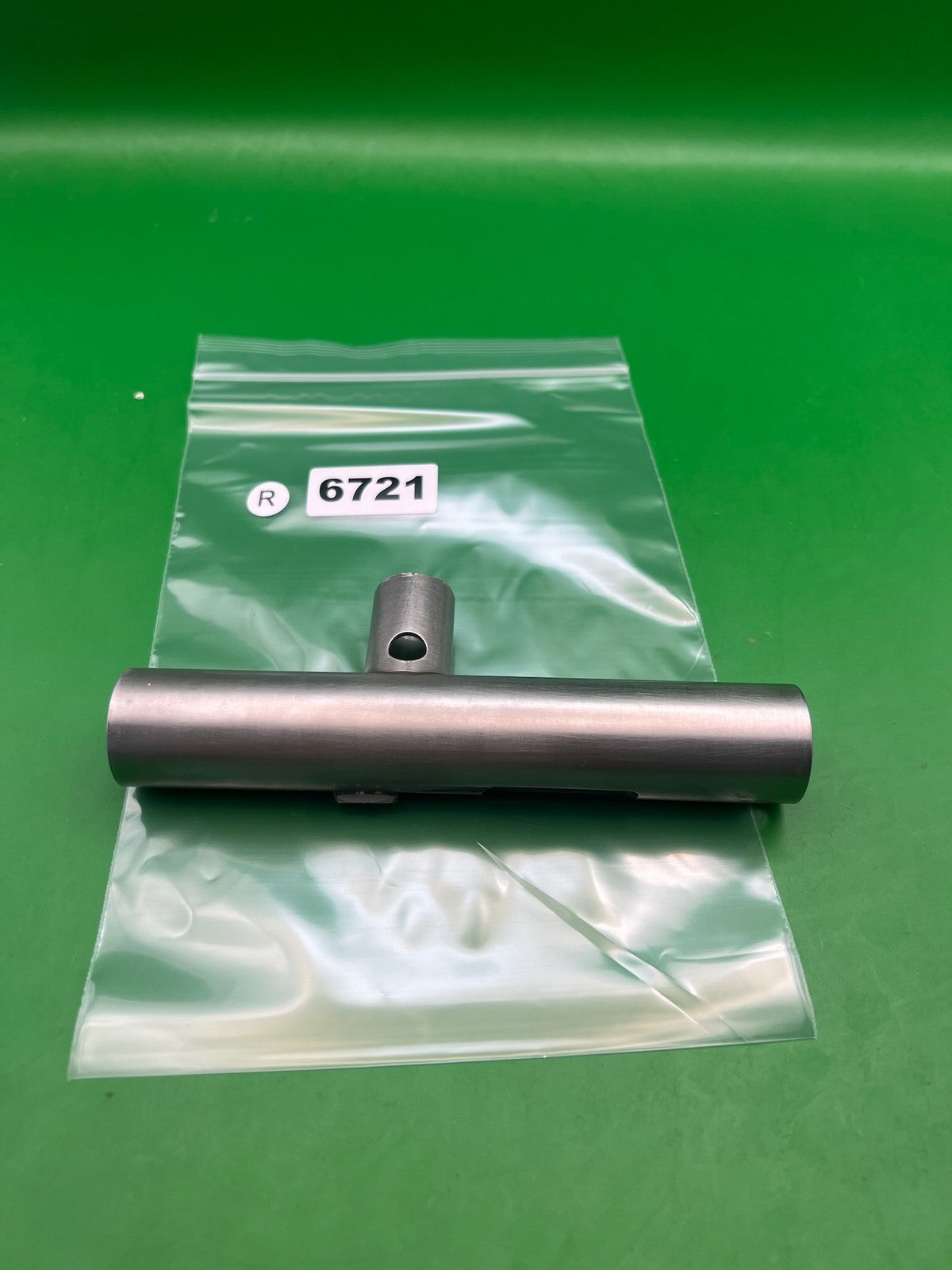 Automag Body - used paintball valve body - raw aluminum / stainless