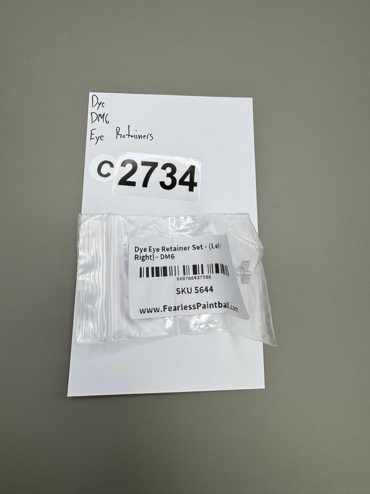 Dye DM6 Eye Retainers