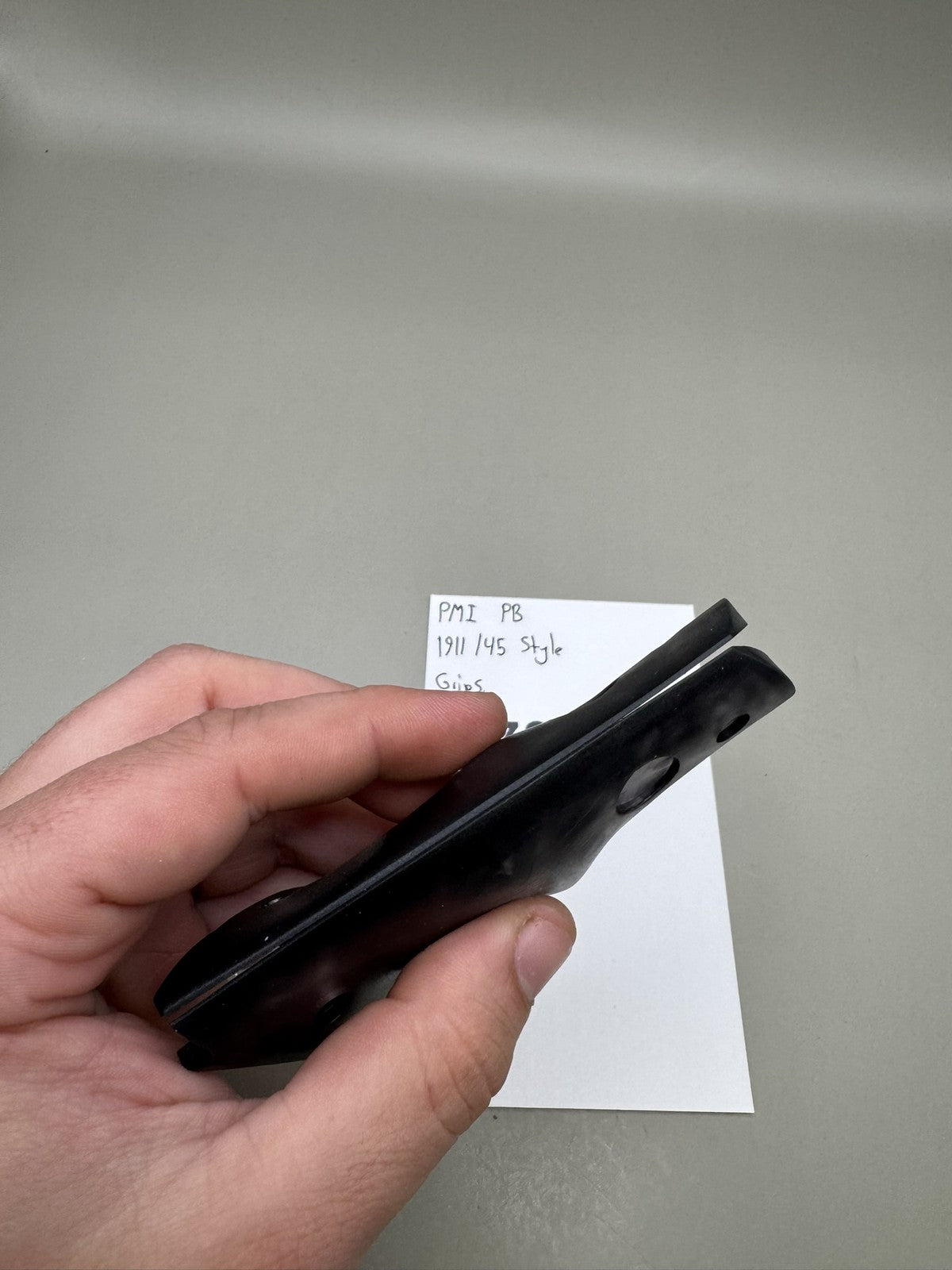 PMI PB 1911/45 Style Grip Panels Black
